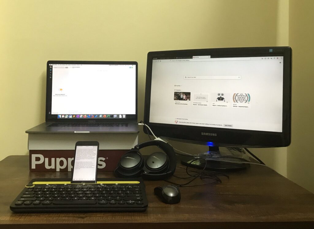 My work from home setup